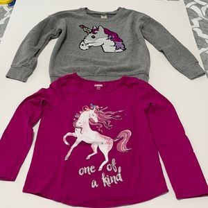 Oshkosh sweater and Long sleeve top